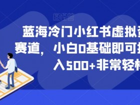 小红书虚拟课程资料能赚钱吗，真实收益数据揭秘