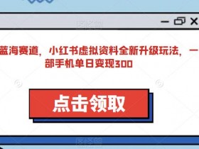 小红书虚拟课程资料能赚钱吗，真实收益数据揭秘