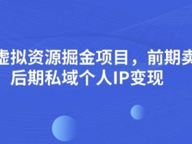 虚拟资料项目全攻略，小红书蓝海玩法快速变现