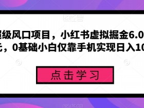 如何在小红书卖虚拟资料，赚钱冷门项目详细教学