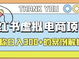 虚拟资料批量化引流方法，小红书学科项目实操拆解