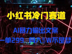 如何推广旅游虚拟项目，小红书冷门赛道全攻略+案例