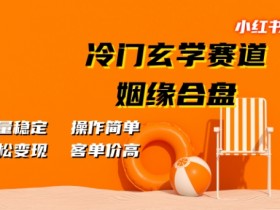 如何推广旅游虚拟项目，小红书冷门赛道全攻略+案例