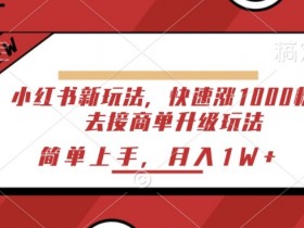 小红书短剧如何实现日入千元，搬砖玩法的核心操作拆解