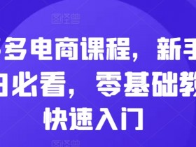 拼多多无人直播不封号玩法，0投入安全直播日入1000+秘籍