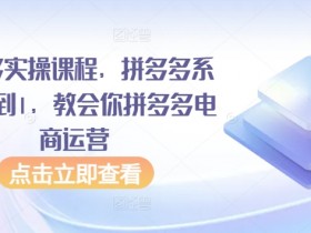拼多多无人直播项目靠谱吗，附新手操作教程与注意事项