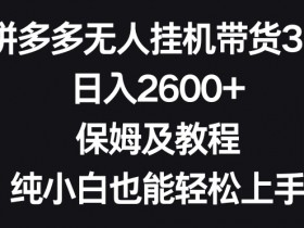 拼多多无人直播项目靠谱吗，附新手操作教程与注意事项