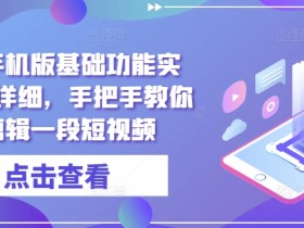 短视频运营的核心技能有哪些，从内容创作到数据分析的全解