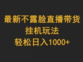 直播带货的虚拟数字人玩法，不封号、7x24小时运营攻略