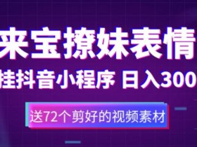 抖音表情包项目实操，制作表情包短视频也能赚大钱