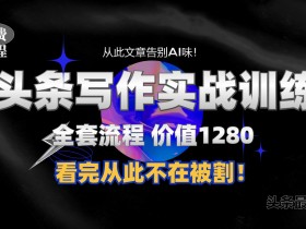 头条号项目是否值得做，新手必看的低成本赚钱方法
