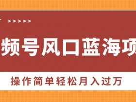视频号分成计划全新玩法，复制模式轻松实现月入1W+