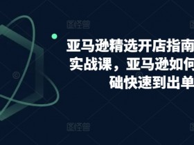 亚马逊运营技巧汇总，提高店铺销量的核心方法
