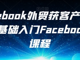 人人都能学会，Facebook商城号保姆级实操教程建议收藏