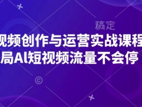 短视频运营的成本与收益分析，制定运营方案前必须知道的事