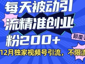 视频号素人IP带货如何高效起步，新手小白从零到月入过万