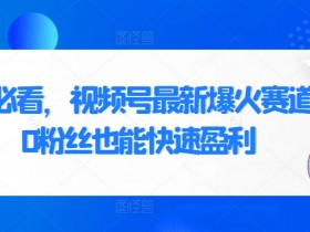 视频号素人如何涨粉变现，快速实现账号增长的方法