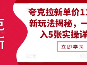 夸克拉新平台的数据分析与使用，通过数据分析优化推广效果