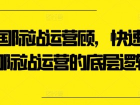 国际站运营思路与策略，制定高效的国际站运营思路与工作策略